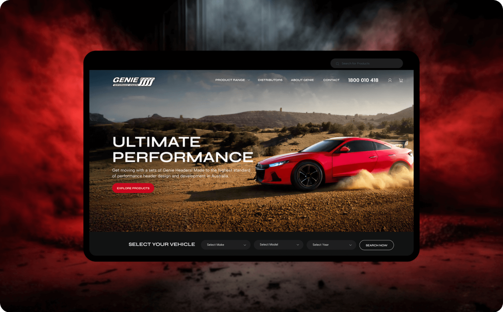 Custom web design and development
